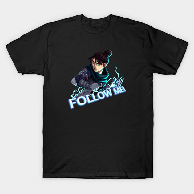 Wraith - Follow Me T-Shirt by Paul Draw